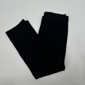 Betabrand Chino Pants Women's‎ 32 Black Stretch Slash Pockets Straight Outdoor